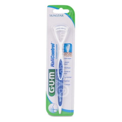 GUM Limpiador Lingual Doble Accion 1 Unidad