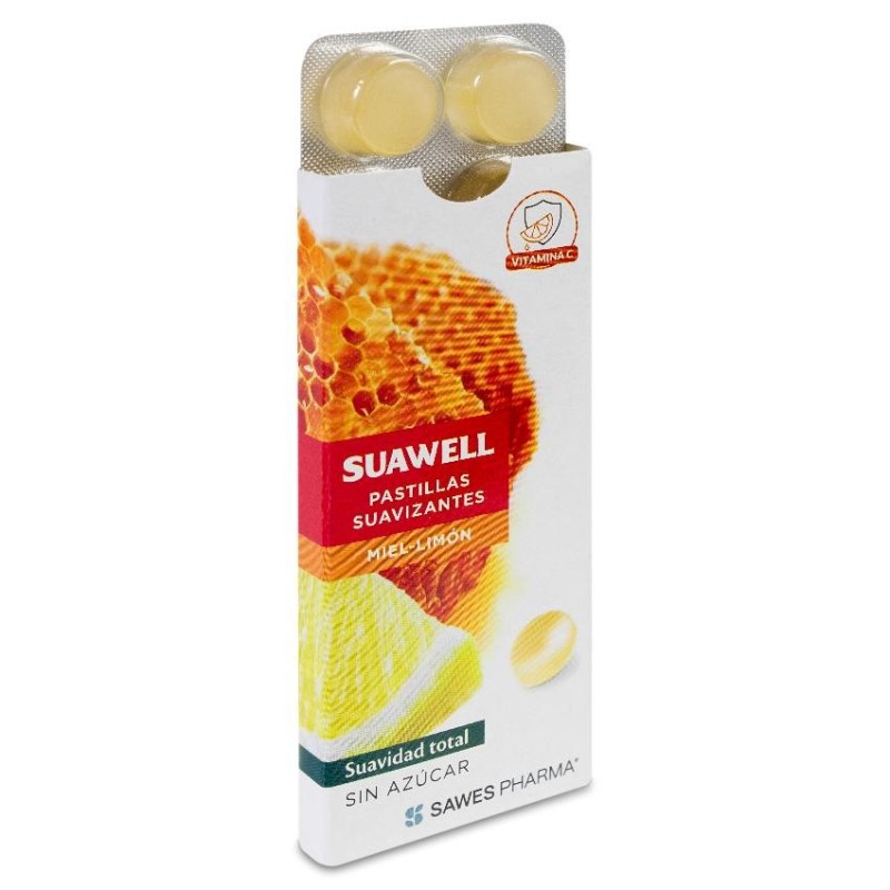 Sawes Caramelos Blister sin Azúcar 1 Envase 22 g Sabor Miel con Limón