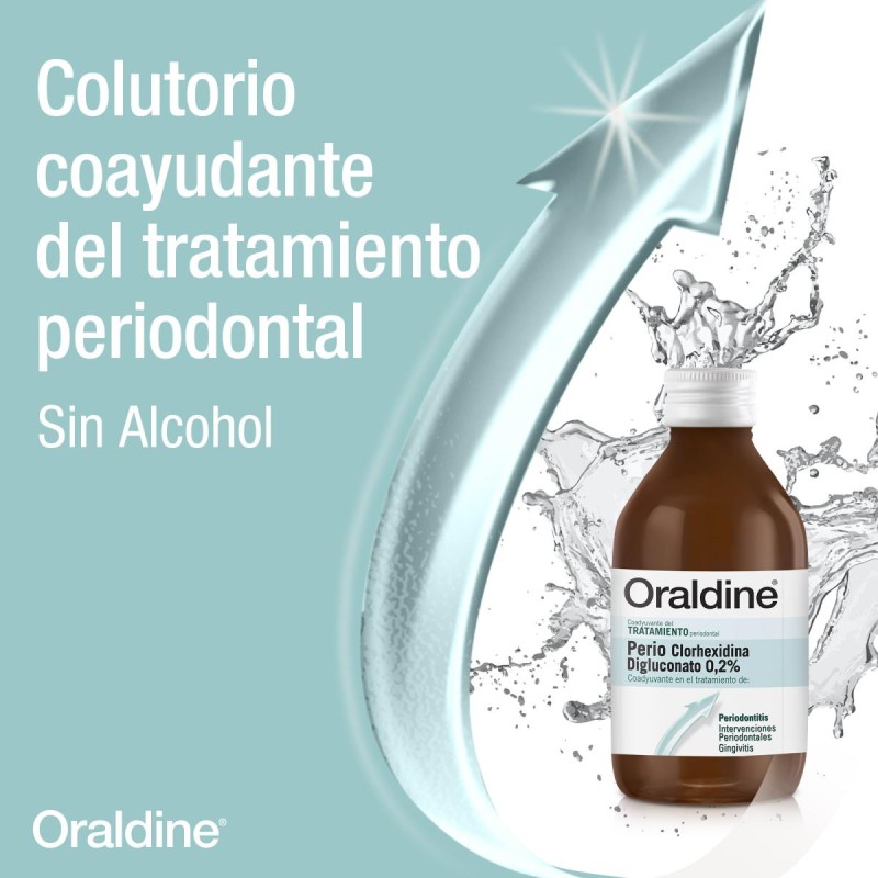 ORALDINE PERIO COLUTORIO CLORHEXIDINA 0.2% 400 ML