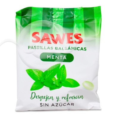 Suawell Pastillas Balsamicas sin Azúcar 1 Bolsa 50 g Sabor Sabor Menta