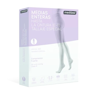 Medias E.t. Cintura Compresión Fuerte Medilast 501 Talla Pequeña Talla 2