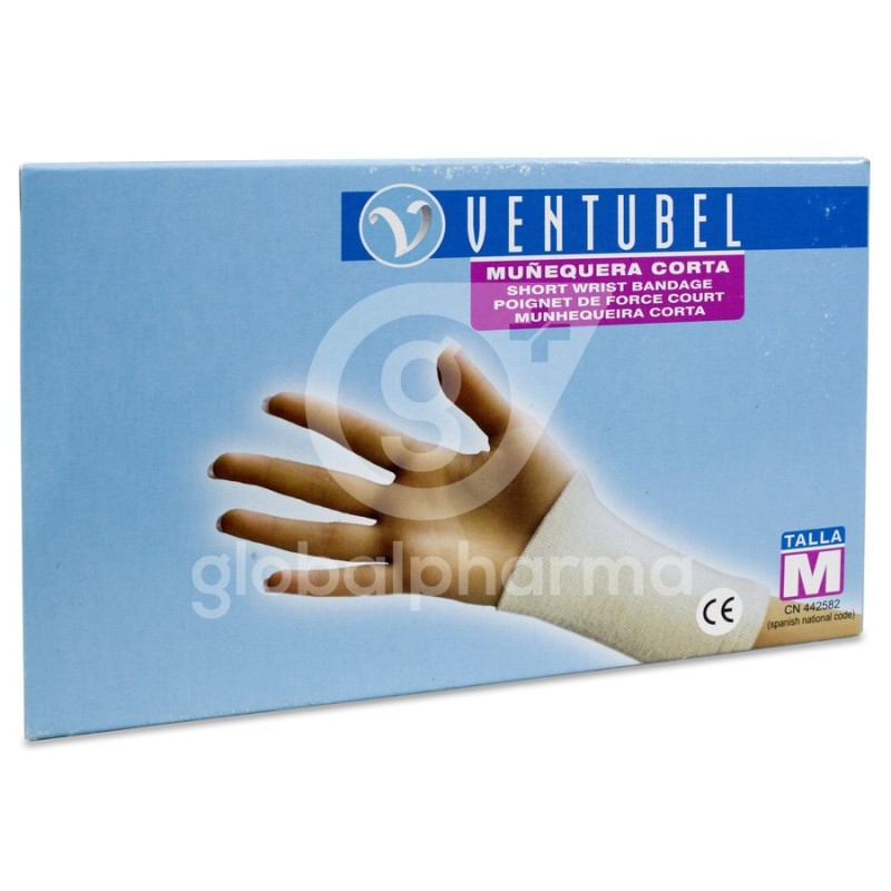 Muñequera Ventubel Corta 1 Unidad Talla Mediana