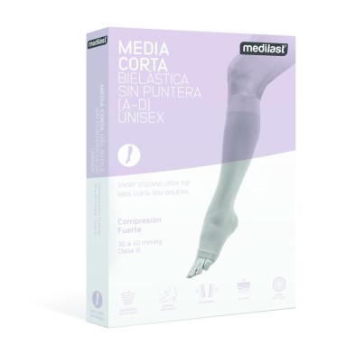 Media Corta (a-d) Compresión Fuerte Medilast Ref 894 Talla Grande