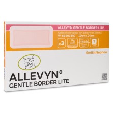 Apósito Estéril Allevyn Gentle Border Lite 3 Unidades 10 x 20 cm