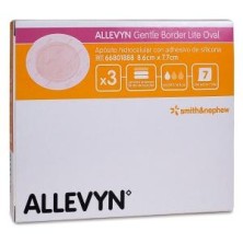 Apósito Estéril Allevyn Gentle Border Lite Oval 3 Unidades 8,6 x 7,7 cm
