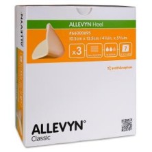 Apósito Estéril Allevyn Heel 3 Unidades Dobles 10 x 10 cm