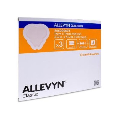 Apósito Estéril Allevyn Sacrum 3 Unidades 17 x 17 cm