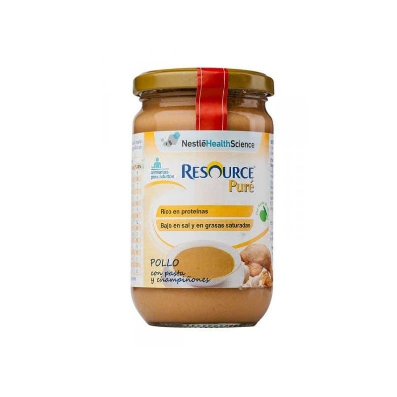 RESOURCE PURE 300 GR POLLO PASTA Y CHAMPIÑONES