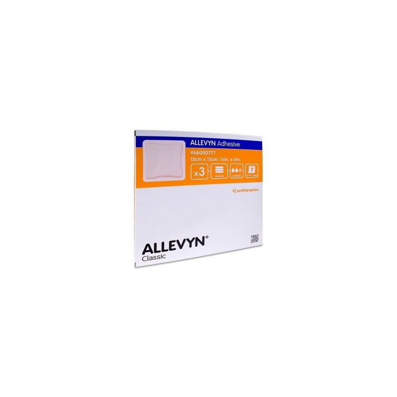 Apósito Estéril Allevyn Adhesive 3 Unidades 15 x 15 cm