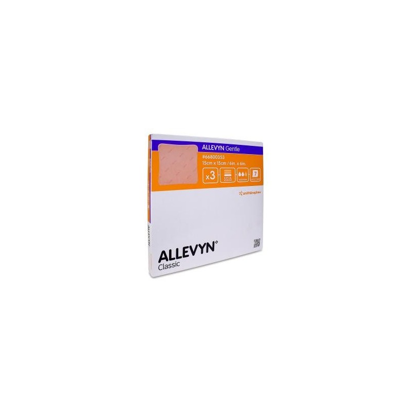 Apósito Estéril Allevyn Gentle 3 Unidades 15 x 15 cm