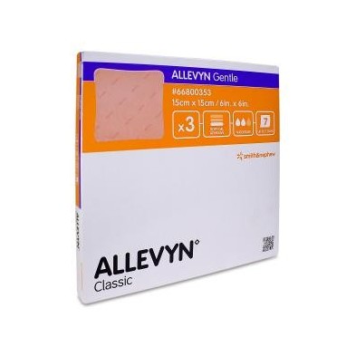 Apósito Estéril Allevyn Gentle 3 Unidades 15 x 15 cm