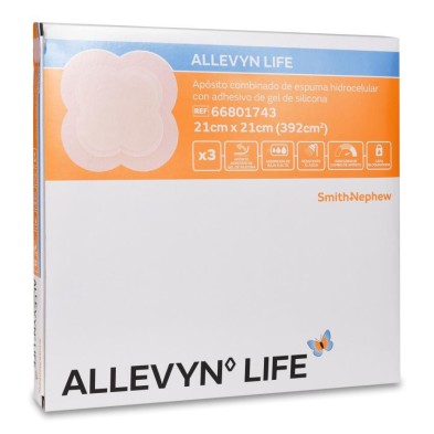 Apósito Estéril Allevyn Life 3 Unidades 21 x 21 cm