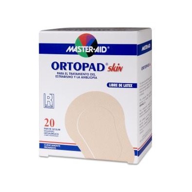 Parches Oculares Master Aid Ortopad Skin Regular 20 Parches