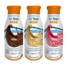 NUT Tenex Hiperproteica 24 Botellas 250 ml Multisabor (8 Vainilla / 8 Chocolate / 8 Fresa)