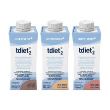 Tdiet 2 - 24 Tetraedges 200 ml Multisabor (8 Vainilla / 8 Cacao / 8 Cafe)