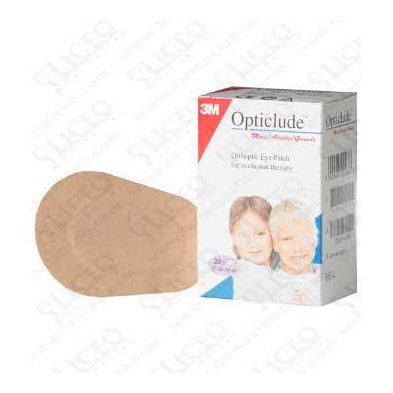OPTICLUDE PARCHES OCULARES 1537 TALLA PEQUEÑA 6X5 CM 20 UNIDADES