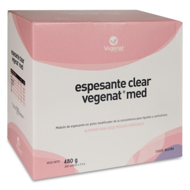 Espesante Clear Vegenat Med 200 Sobres 2,4 g Sabor Neutro