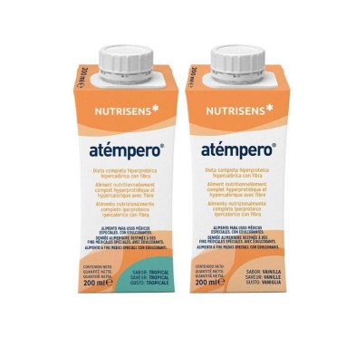 Atempero 24 Tetraedges 200 ml Multisabor (12 Vainilla / 12 Tropical)