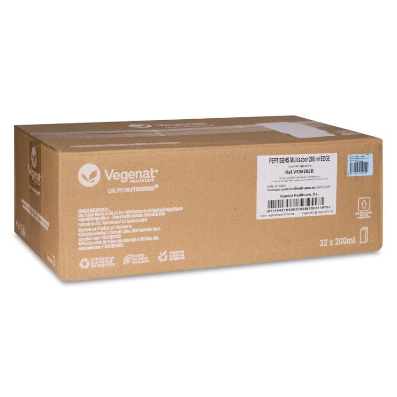 Peptisens 32 Tetraedges 200 ml Multisabor (16 Vainilla / 16 Capuchino)