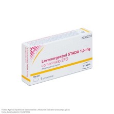 Levonorgestrel Stada Efg 1,5 mg 1 Comprimido