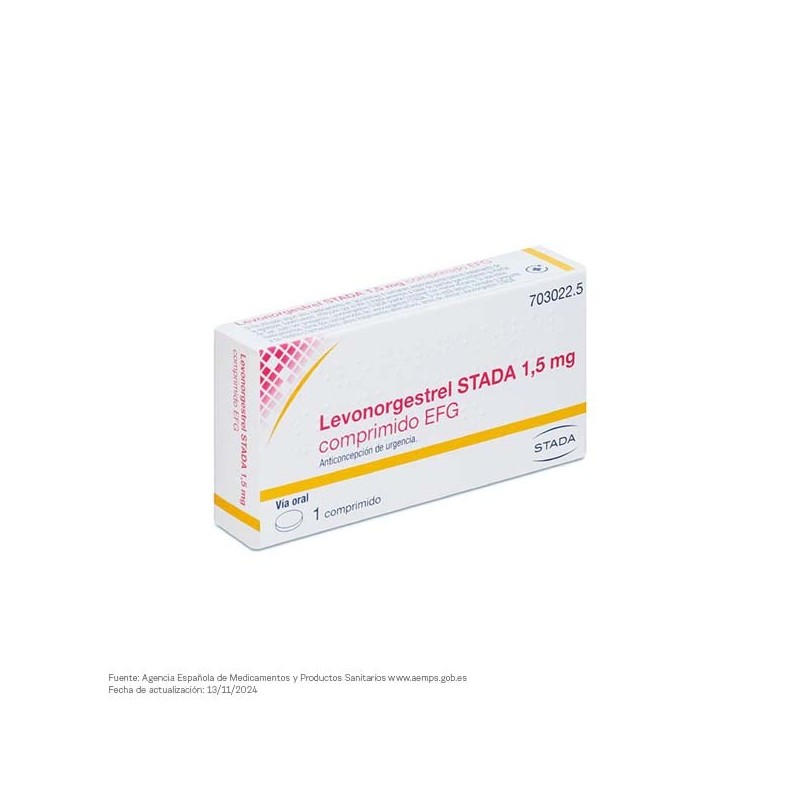 Levonorgestrel Stada Efg 1,5 mg 1 Comprimido