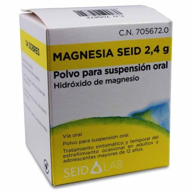 Magnesia Seid 2,4 g 14 Sobres Polvo para Suspension Oral