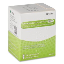 Omeprazol Pensavital Efg 20 mg 14 Cápsulas Gastrorresistentes