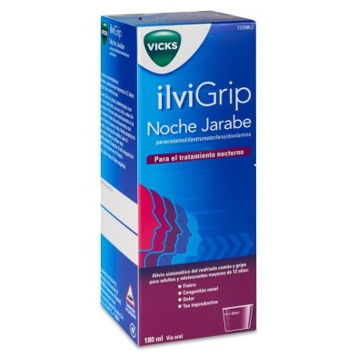 Ilvigrip Noche Jarabe 1 Frasco 180 ml