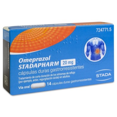 Omeprazol Stadapharm 20 mg 14 Cápsulas Gastrorresistentes (blister)