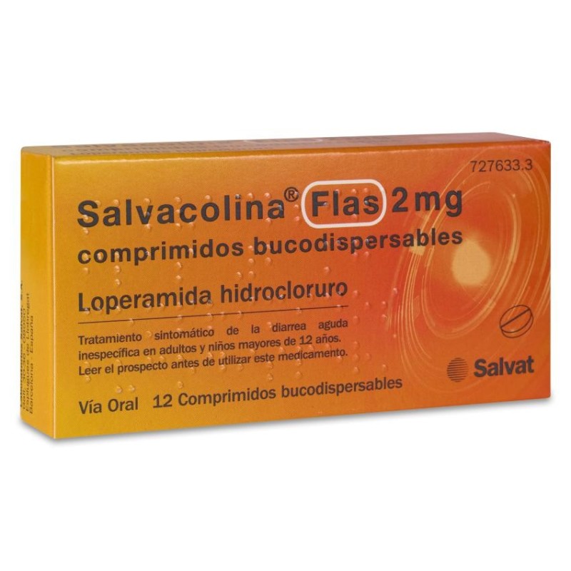 Salvacolina Flas 2 mg 12 Comprimidos Bucodispersables