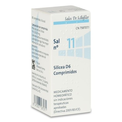 Silicea D6 Sal Nº 11 80 Comprimidos