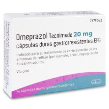 Gastromel Efg 20 mg 14 Cápsulas Gastrorresistentes