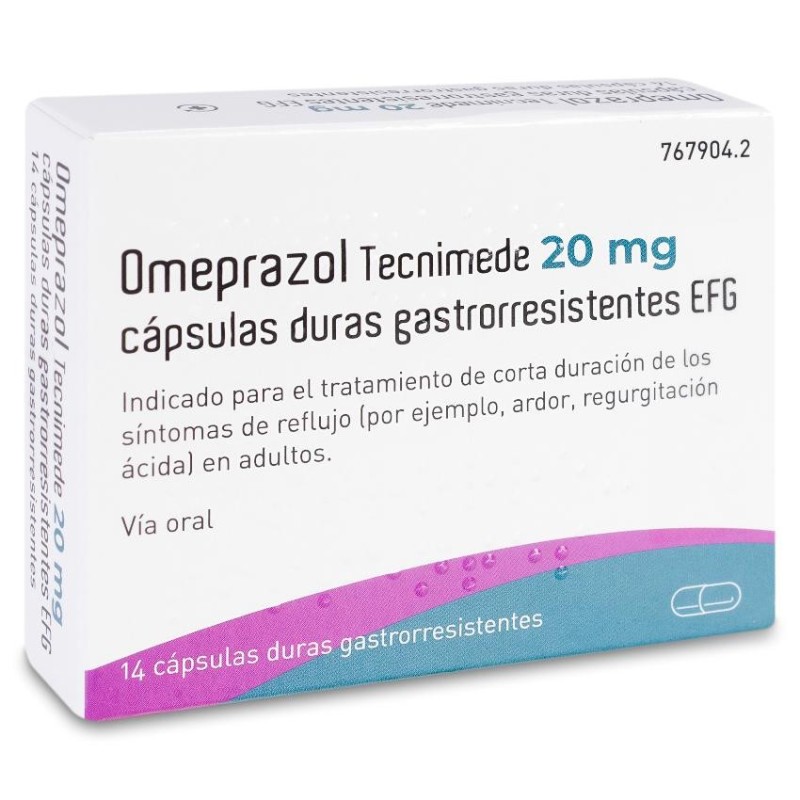 Gastromel Efg 20 mg 14 Cápsulas Gastrorresistentes