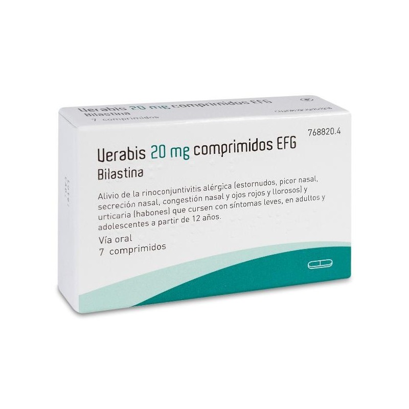 Verabis 20 mg 7 Comprimidos