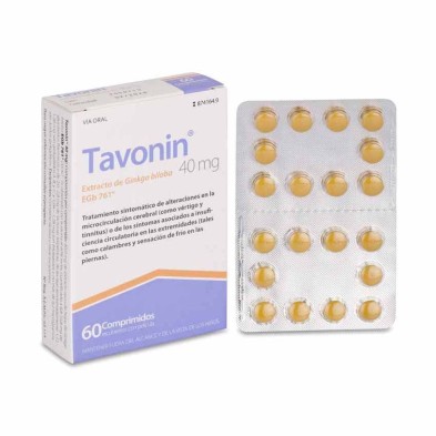 Tavonin 40 mg 60 Comprimidos Recubiertos