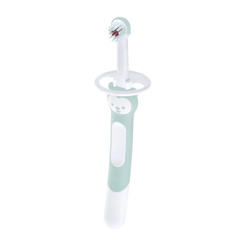 CEPILLO DENTAL INFANTIL APRENDIZAJE TRAINING BRUSH + 5 MESES 1 UNIDAD COLOR AZUL
