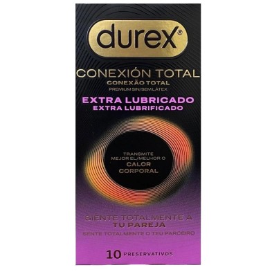Durex Conexion Total Extra Lubricado 10 Preservativos