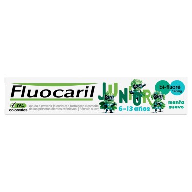 Fluocaril Junior 6-13 Años 1 Tubo 75 ml Sabor Menta Suave