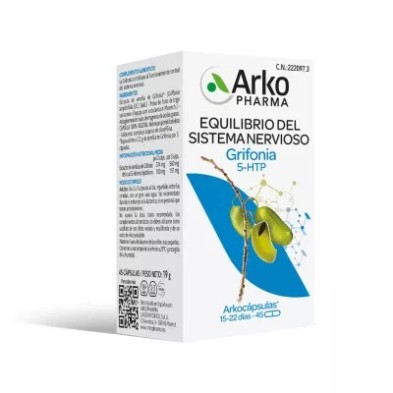 Arkocapsulas Griffonia 5-htp 45 Cápsulas