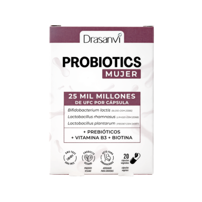 Probiotics Mujer Drasanvi 20 Cápsulas Vegetales