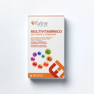Farline Multivitamínico Efervescente, 30 Comprimidos