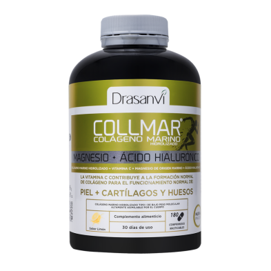 Collmar F Magnesio + Ácido Hialurónico 180 Comprimidos Masticables Sabor Limón