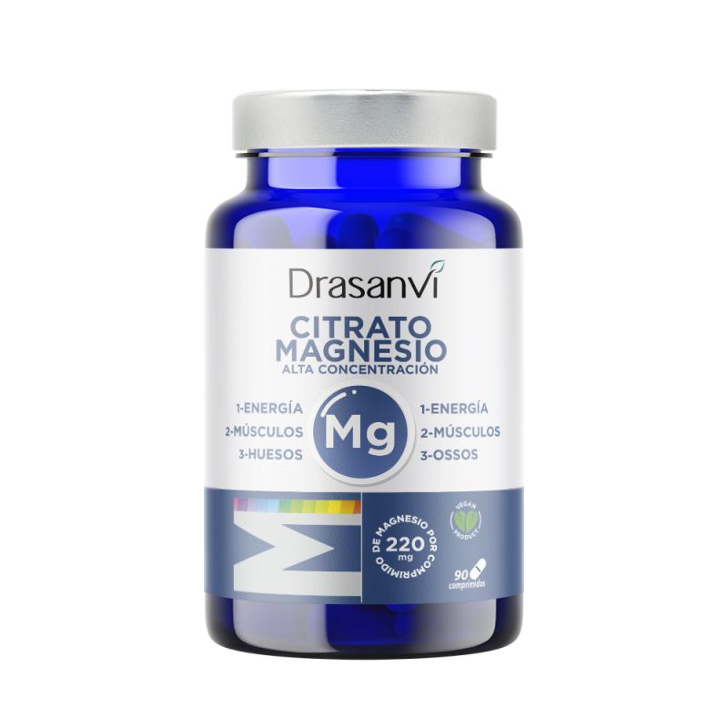 MINERAL CITRATO MAGNESIO ALTA CONCENTRACION DRASANVI 90 COMPRIMIDOS