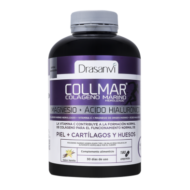 Collmar f24 Magnesio + Ácido Hialurónico 180 Comprimidos Sabor Vainilla