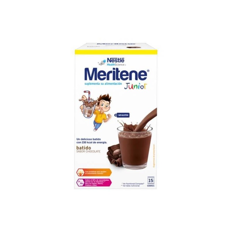 MERITENE JUNIOR 30 GR 15 SOBRES CHOCOLATE