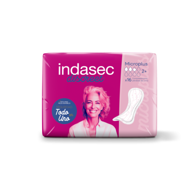 Compresa Perdidas Leves Indasec Discreet Microplus 16 Unidades