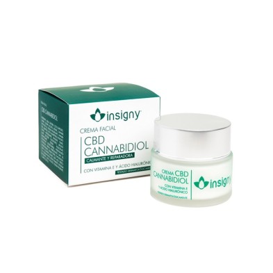 Insigny Crema Facial Cbd Cannabidiol 1 Tarro 50 ml