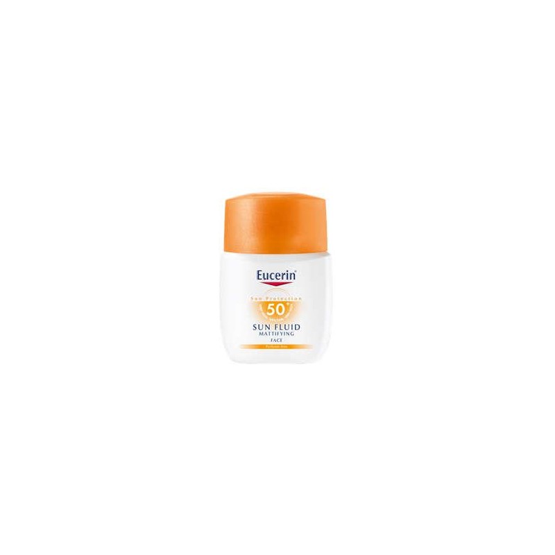 EUCERIN SUN PROTECTION 50+ SUN FLUID ROSTRO MATE 50 ML