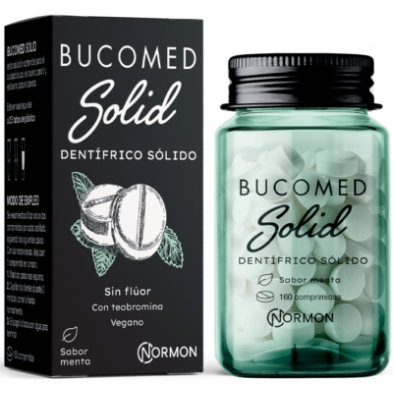 Bucomed Solid 160 Comprimidos Sabor Menta