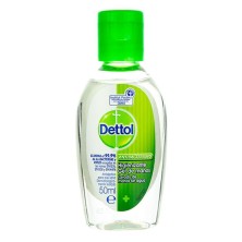 DETTOL HIGIENIZANTE GEL DE MANOS ANTIBACTERIANO 50 ML